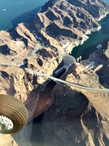 Grand Canyon flight over Hoover Dam